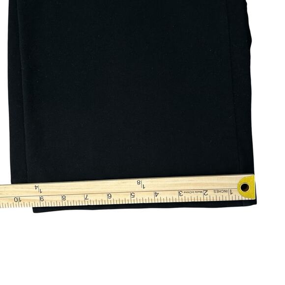 Mango & Mint Black Leggings Womens Size M Cotton Blend Flare Leg Stretch Yoga - Picture 9 of 9